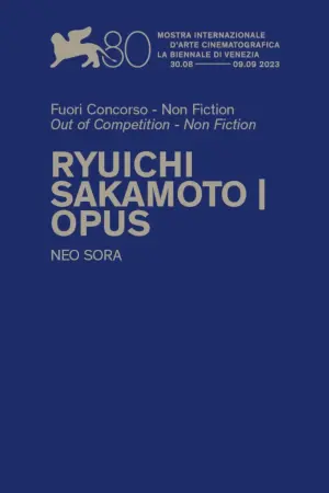 Poster to the movie "Ryuichi Sakamoto | Opus" #198050